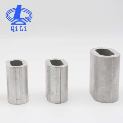 EN13411-3 Oval Sleeve Aluminum Crimp Wire Rope Sling Ferrule