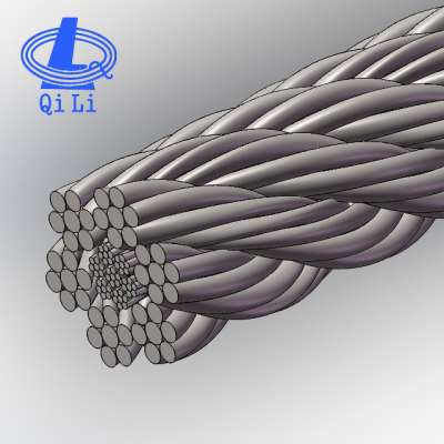 Carbon steel(stainless steel304/316)Steel Grade and 7*7 steel wire rope Wire Gauge